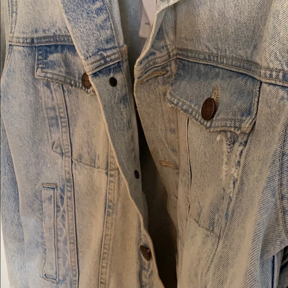 Current Elliot Oversized Denim Jacket - image 3